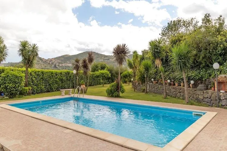 Villa Jelu With Pool In Castiglione Di Sicilia Italy
